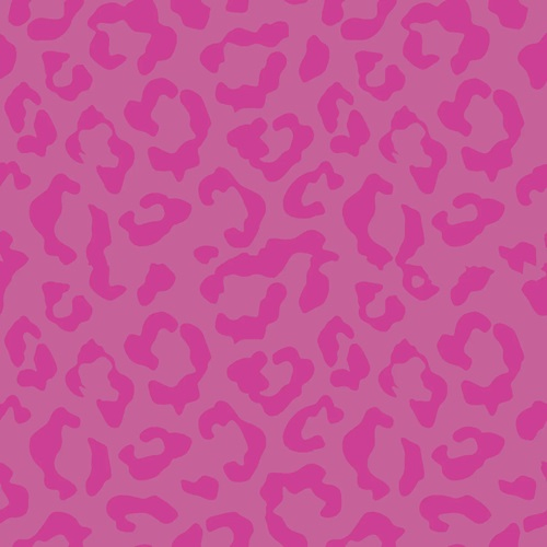 Jaquard Struktur Frottee - pink Leopard
